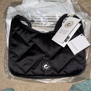 Kurt Geiger Black Quilted Shoulder Bag